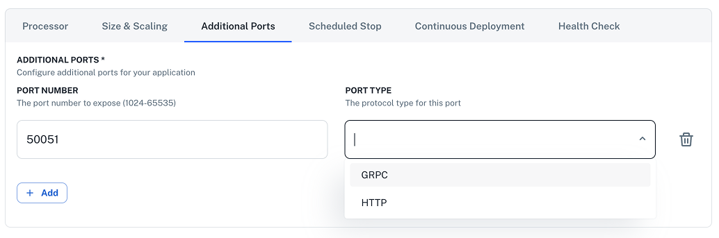 grpc-port-expose